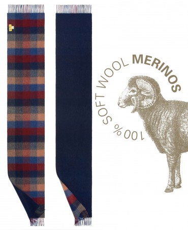 Шарф Унисекс F3-2HsQ.W315_GZ-548A/NAV.AU